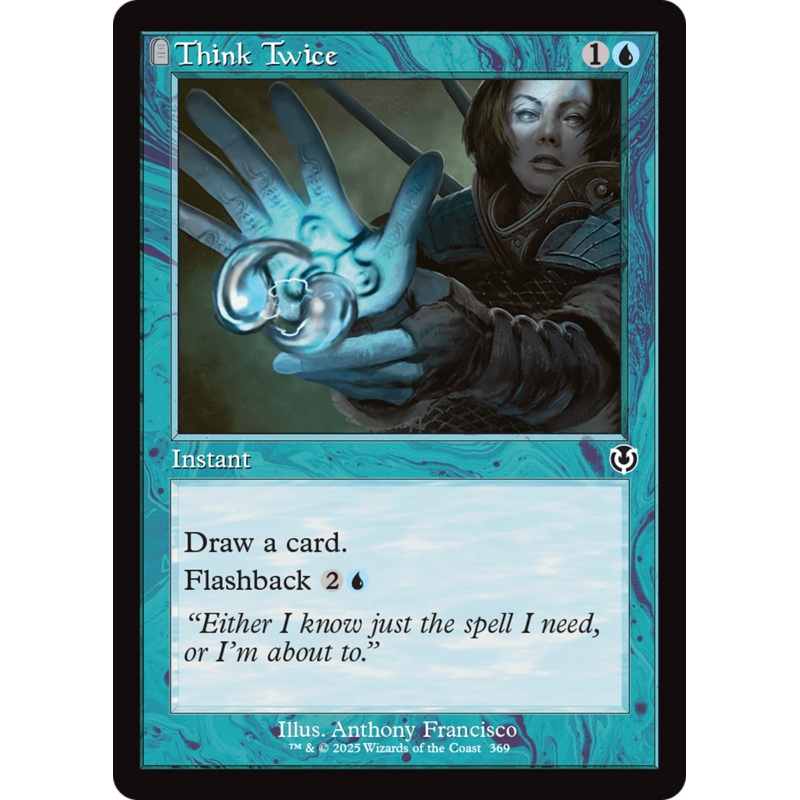 Think Twice (Retro Frame) [Innistrad Remastered]