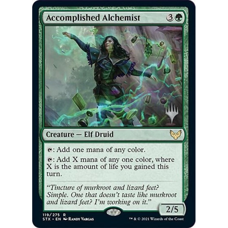 Accomplished Alchemist (Promo Pack) [Strixhaven: School of Mages Promos]
