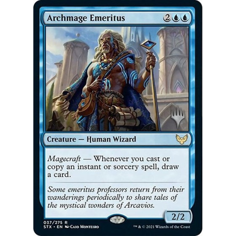Archmage Emeritus (Promo Pack) [Strixhaven: School of Mages Promos]