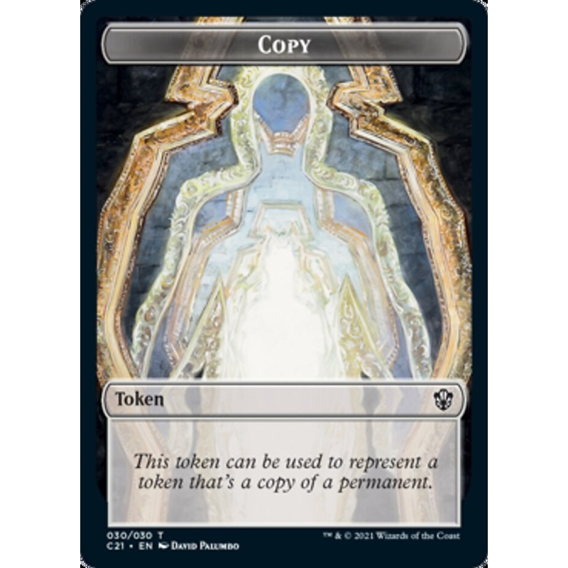 Copy // Construct (030) Double-Sided Token [Commander 2021 Tokens]