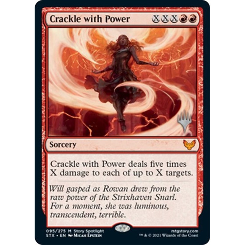 Crackle with Power (Promo Pack) [Strixhaven: School of Mages Promos]