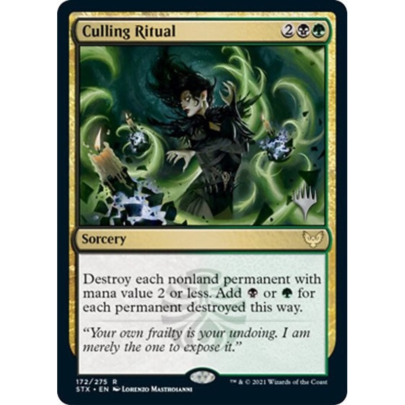 Culling Ritual (Promo Pack) [Strixhaven: School of Mages Promos]