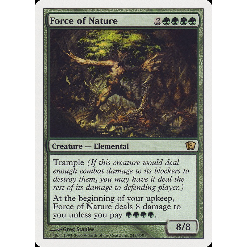 Force of Nature (9th Edition) [Oversize Cards]