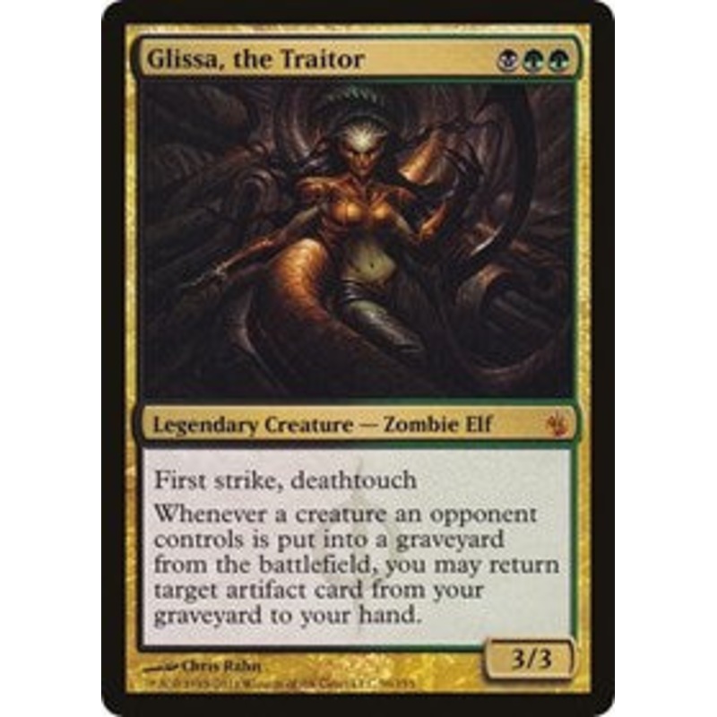 Glissa, the Traitor (Mirrodin Besieged) [Oversize Cards]