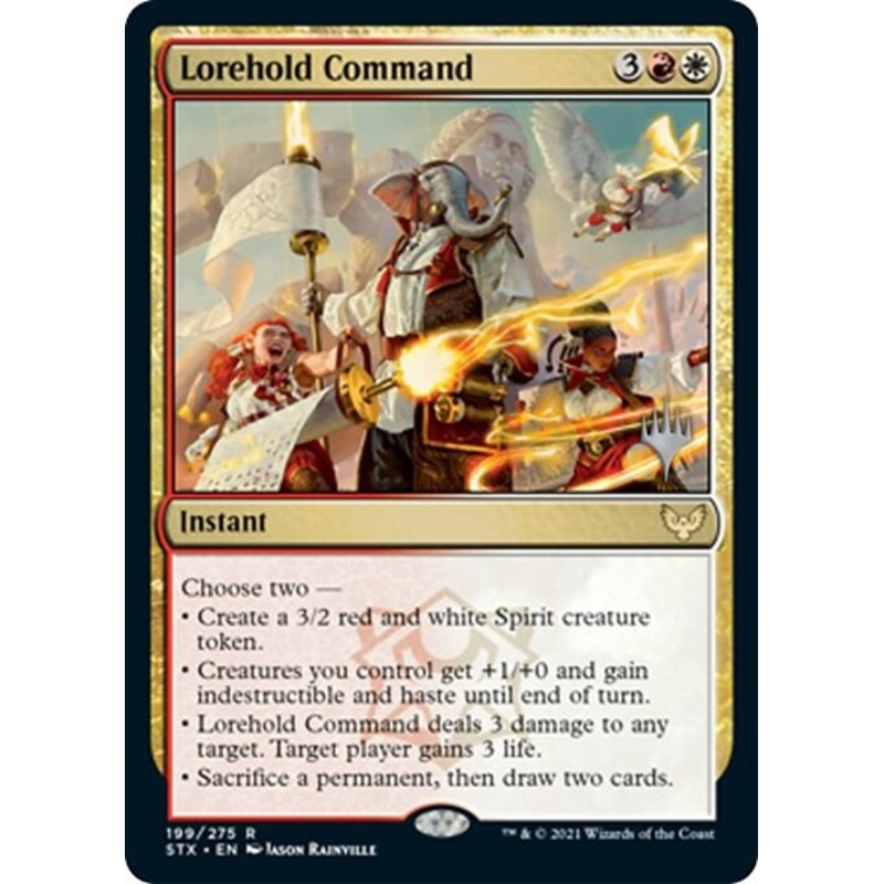 Lorehold Command (Promo Pack) [Strixhaven: School of Mages Promos]