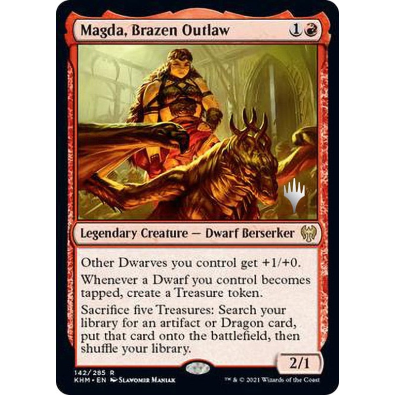 Magda, Brazen Outlaw (Promo Pack) [Kaldheim Promos]