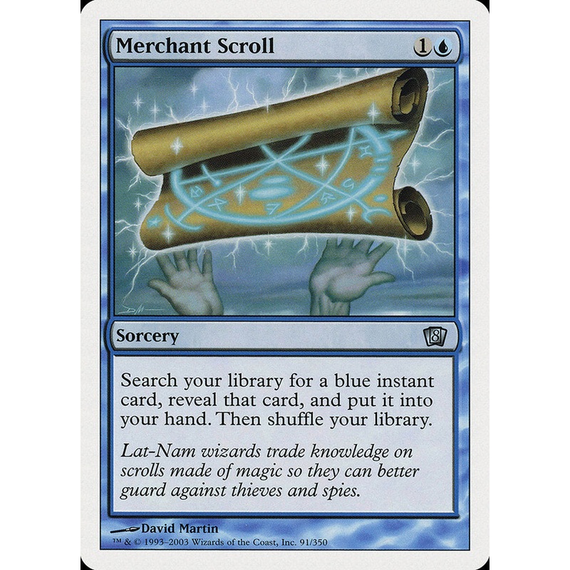 Merchant Scroll (8th Edition) [Oversize Cards]