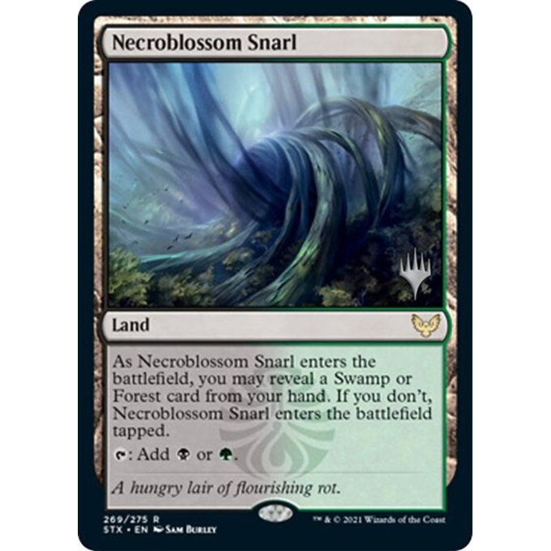 Necroblossom Snarl (Promo Pack) [Strixhaven: School of Mages Promos]