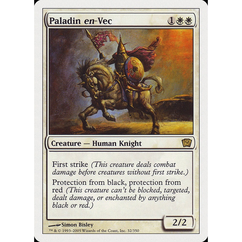 Paladin en-Vec (9th Edition) [Oversize Cards]