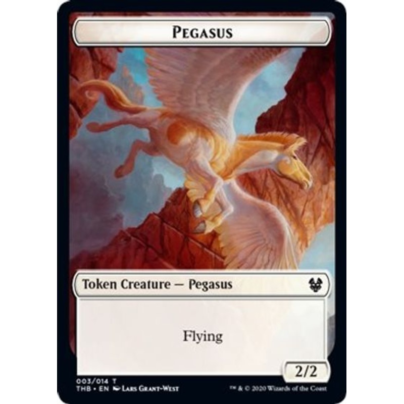 Pegasus // Shark Double-Sided Token [Challenger Decks 2021 Tokens]