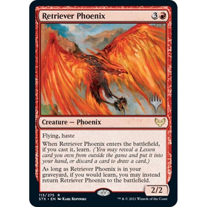 Retriever Phoenix (Promo Pack) [Strixhaven: School of Mages Promos]