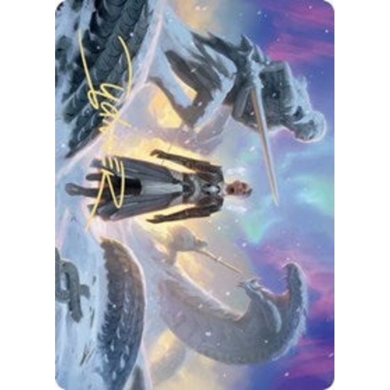Search for Glory Art Card (Gold-Stamped Signature) [Kaldheim Art Series]