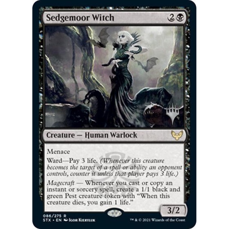 Sedgemoor Witch (Promo Pack) [Strixhaven: School of Mages Promos]