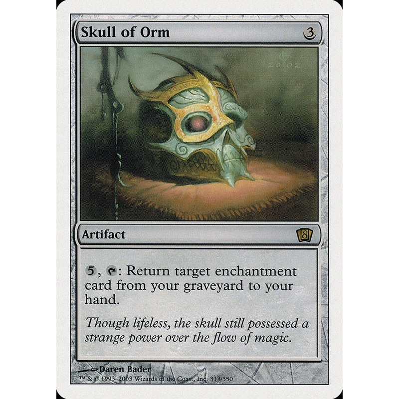 Skull of Orm (8th Edition) [Oversize Cards]