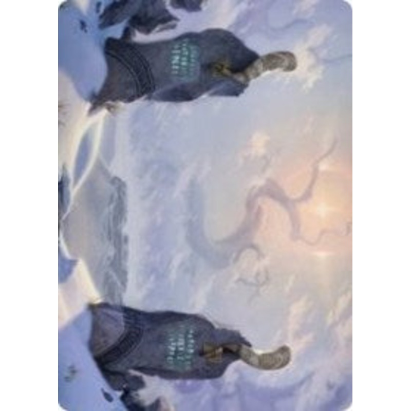 Snow-Covered Plains (276) Art Card [Kaldheim Art Series]