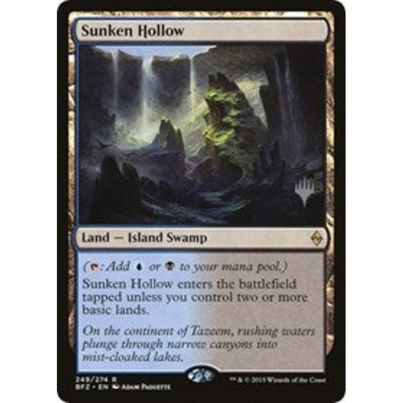 Sunken Hollow [Battle for Zendikar Promos]