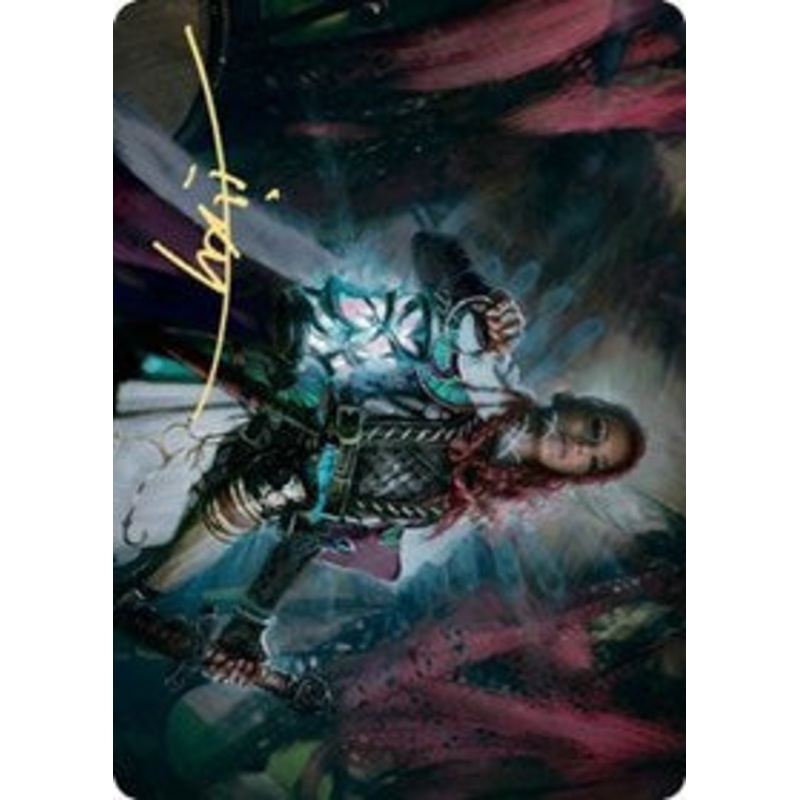 Tergrid, God of Fright Art Card (Gold-Stamped Signature) [Kaldheim Art Series]
