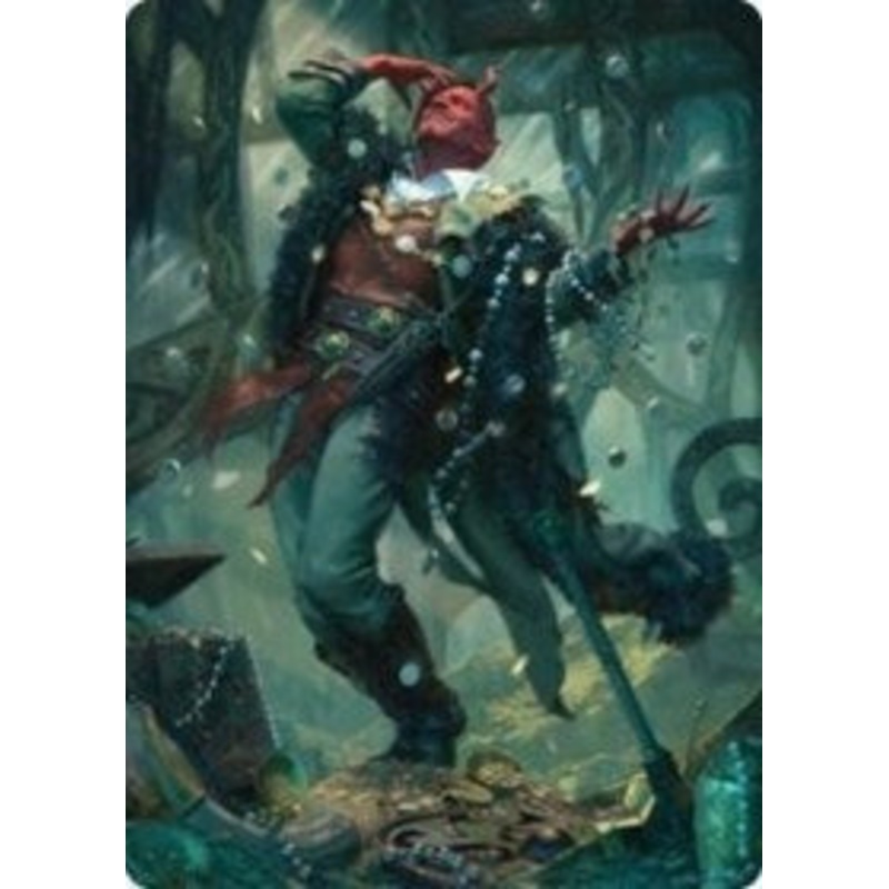 Tibalt, Cosmic Impostor Art Card [Kaldheim Art Series]