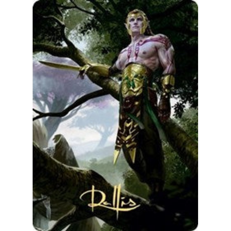 Tyvar Kell Art Card (Gold-Stamped Signature) [Kaldheim Art Series]