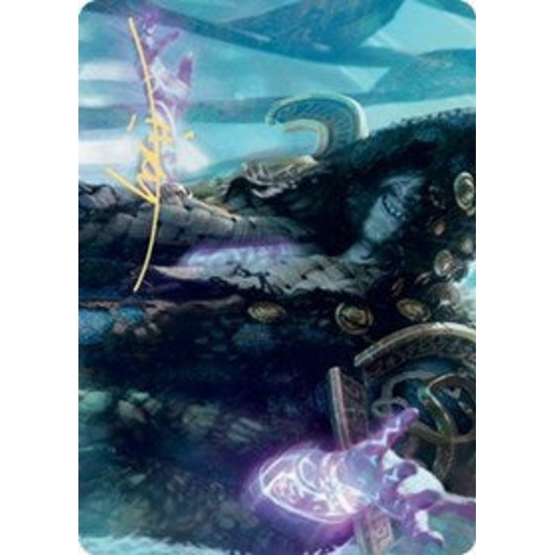 Valki, God of Lies Art Card (Gold-Stamped Signature) [Kaldheim Art Series]