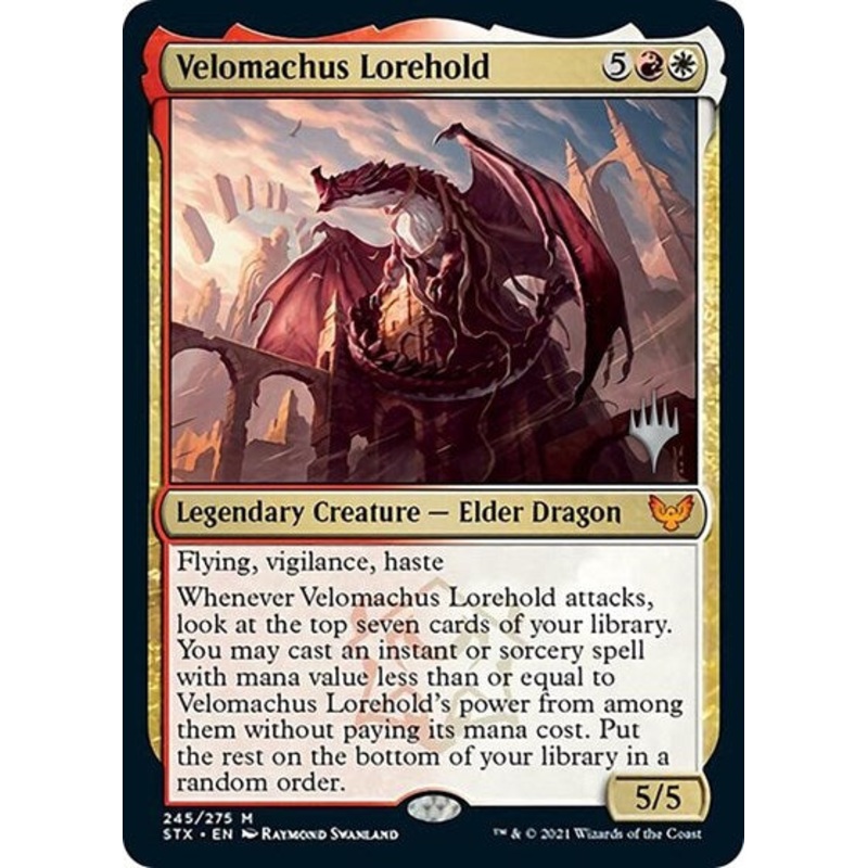 Velomachus Lorehold (Promo Pack) [Strixhaven: School of Mages Promos]