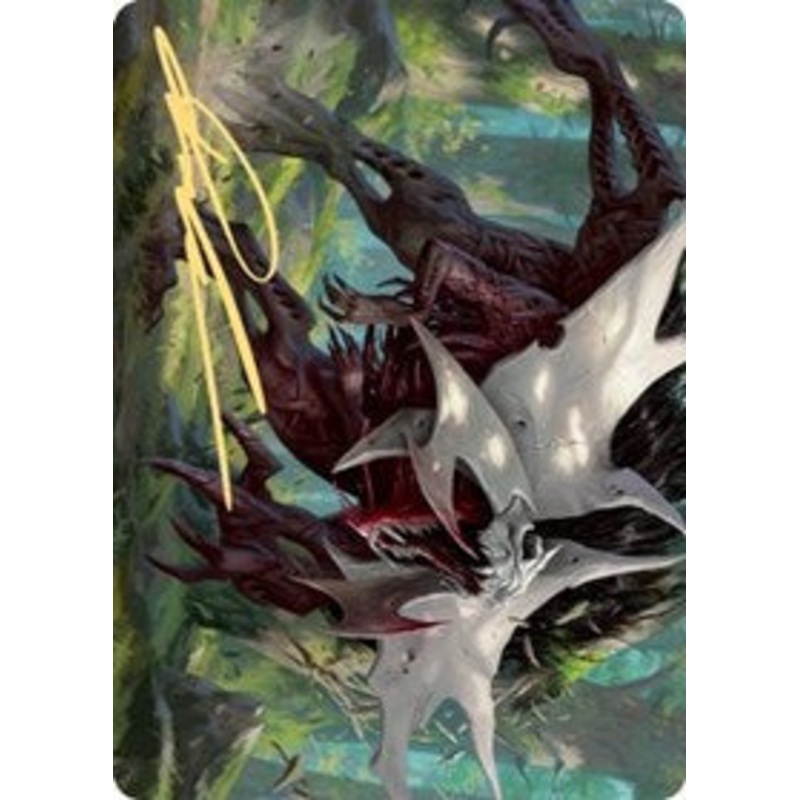 Vorinclex, Monstrous Raider 1 Art Card (Gold-Stamped Signature) [Kaldheim Art Series]