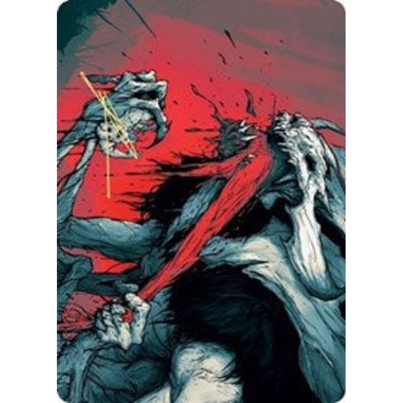 Vorinclex, Monstrous Raider 2 Art Card (Gold-Stamped Signature) [Kaldheim Art Series]