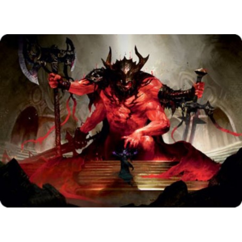 Awaken the Blood Avatar Art Card [Strixhaven: School of Mages Art Series]