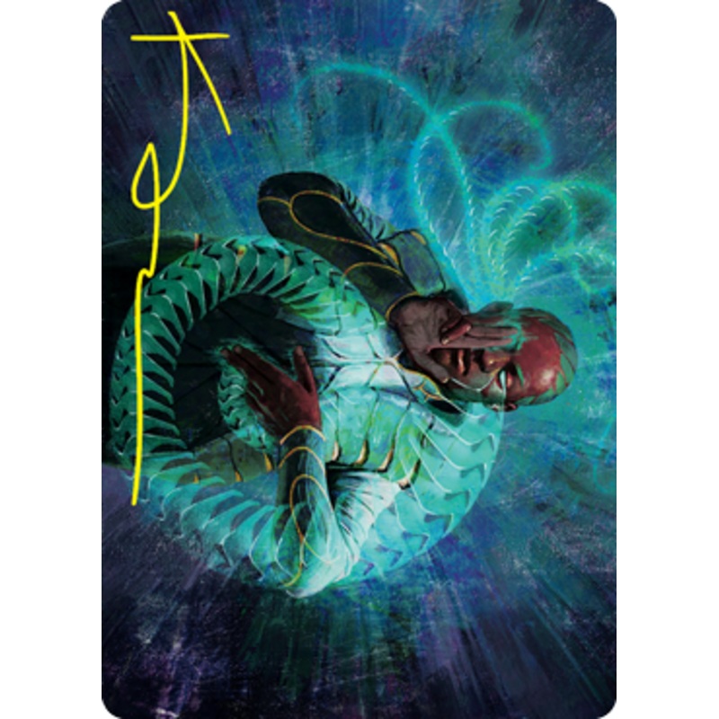 Biomathematician Art Card (Gold-Stamped Signature) [Strixhaven: School of Mages Art Series]