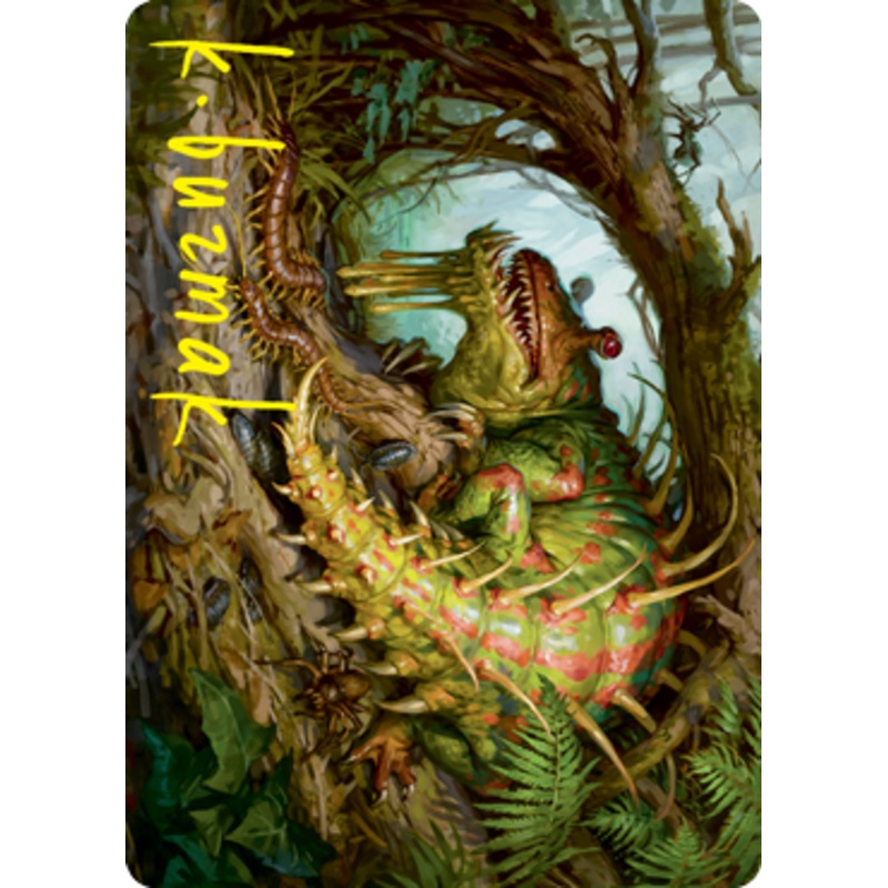 Blex, Vexing Pest Art Card (Gold-Stamped Signature) [Strixhaven: School of Mages Art Series]