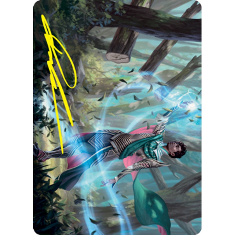 Dragonsguard Elite Art Card (Gold-Stamped Signature) (15/81) [Strixhaven: School of Mages Art Series]