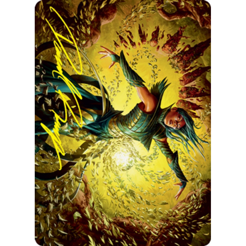 Dragonsguard Elite Art Card (Gold-Stamped Signature) (16/81) [Strixhaven: School of Mages Art Series]