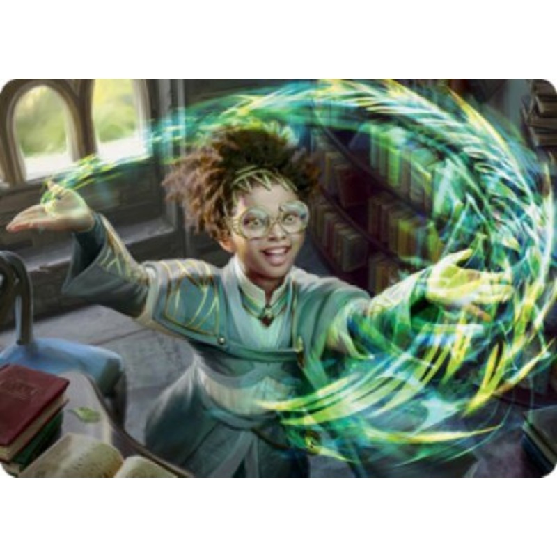 Eureka Moment Art Card [Strixhaven: School of Mages Art Series]