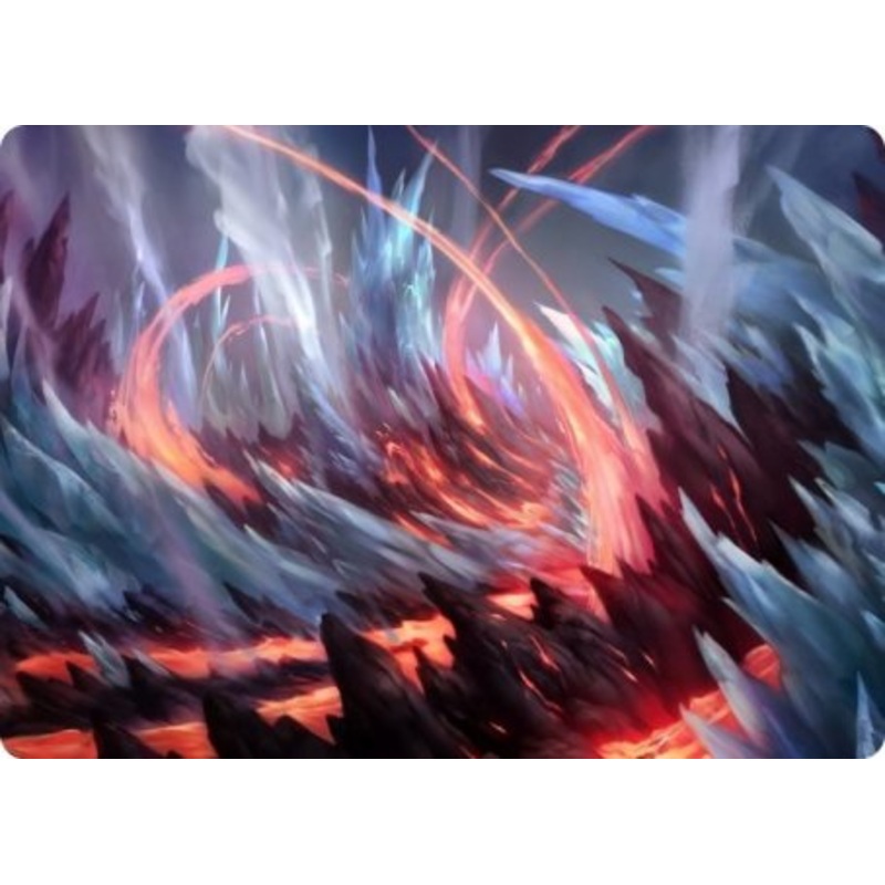 Frostboil Snarl Art Card [Strixhaven: School of Mages Art Series]