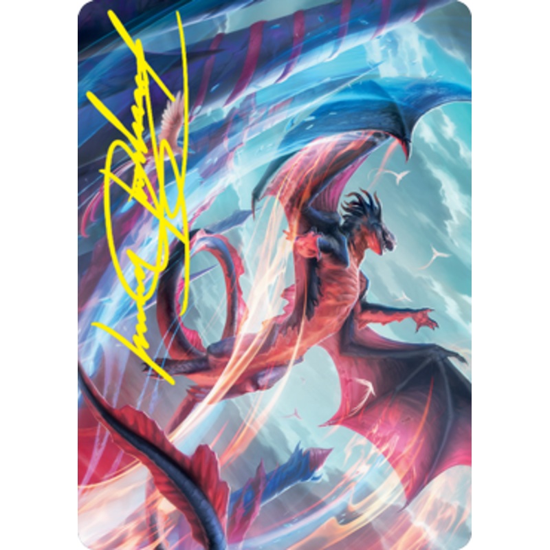 Galazeth Prismari Art Card (Gold-Stamped Signature) [Strixhaven: School of Mages Art Series]
