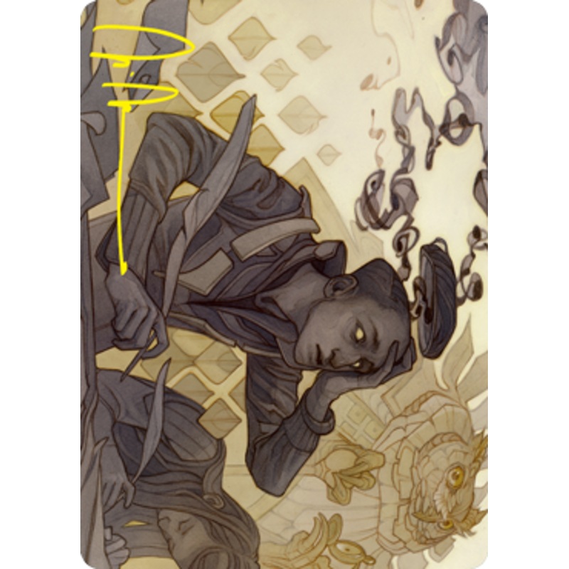Go Blank Art Card (Gold-Stamped Signature) [Strixhaven: School of Mages Art Series]