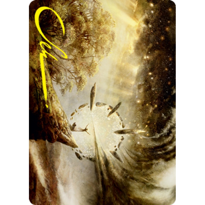 Harness Infinity Art Card (Gold-Stamped Signature) [Strixhaven: School of Mages Art Series]