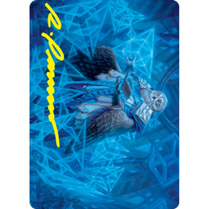 Imbraham, Dean of Theory Art Card (Gold-Stamped Signature) [Strixhaven: School of Mages Art Series]