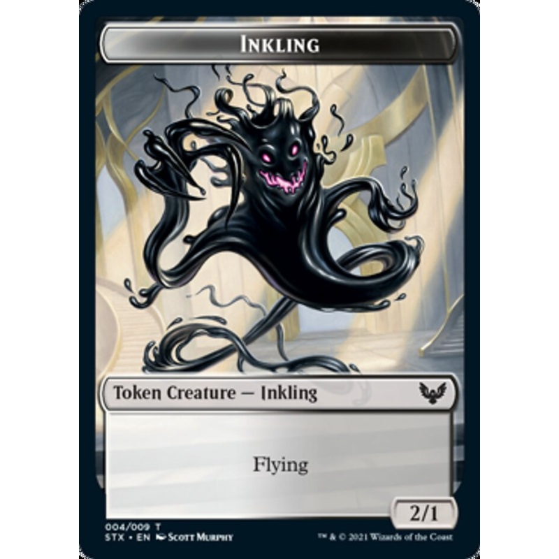Inkling // Pest Double-Sided Token [Strixhaven: School of Mages Tokens]