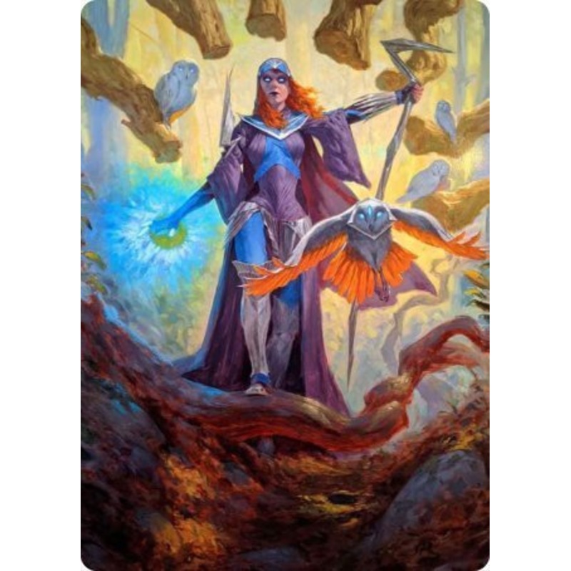 Kasmina, Enigma Sage Art Card [Strixhaven: School of Mages Art Series]