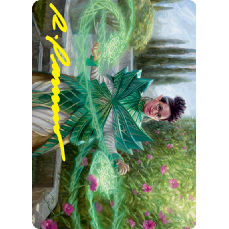 Kianne, Dean of Substance Art Card (Gold-Stamped Signature) [Strixhaven: School of Mages Art Series]