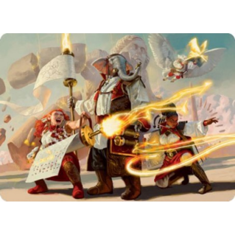 Lorehold Command Art Card [Strixhaven: School of Mages Art Series]