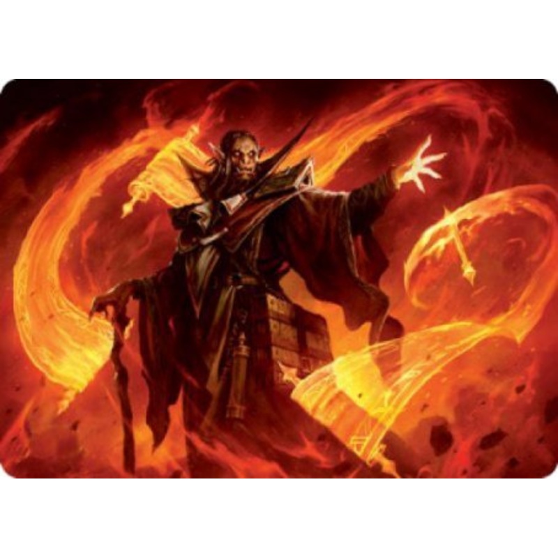 Plargg, Dean of Chaos Art Card [Strixhaven: School of Mages Art Series]