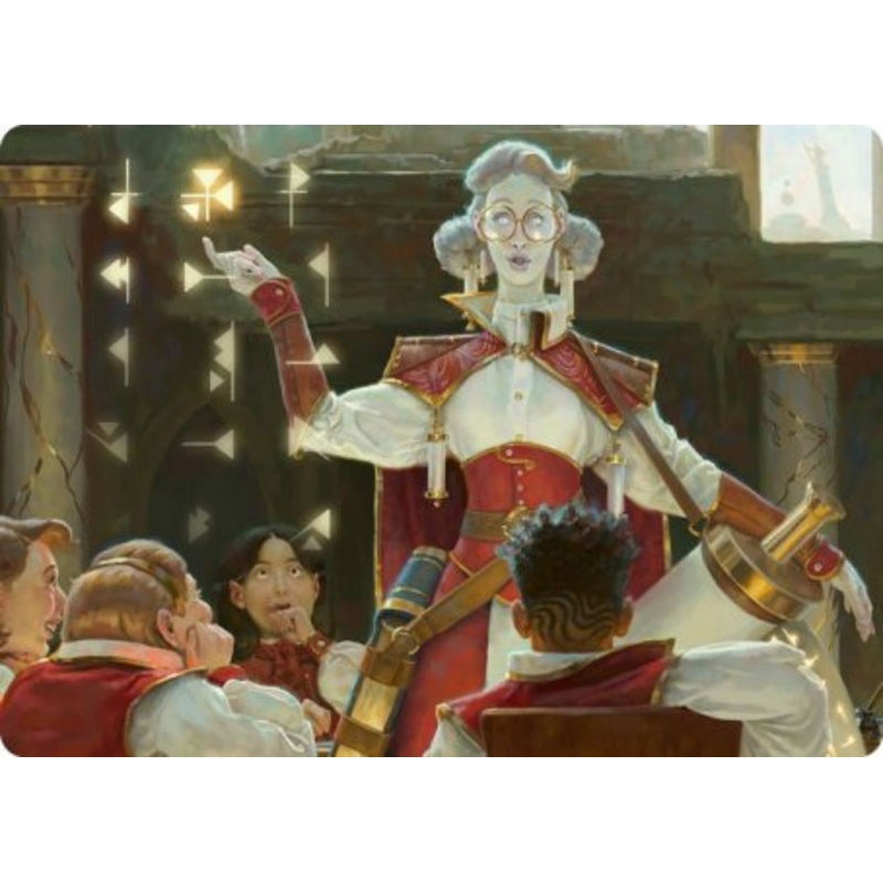 Professor of Symbology Art Card [Strixhaven: School of Mages Art Series]