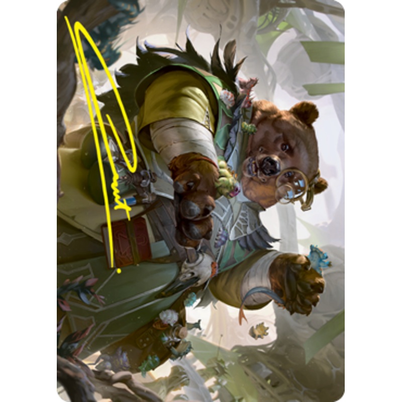 Professor of Zoomancy Art Card (Gold-Stamped Signature) [Strixhaven: School of Mages Art Series]