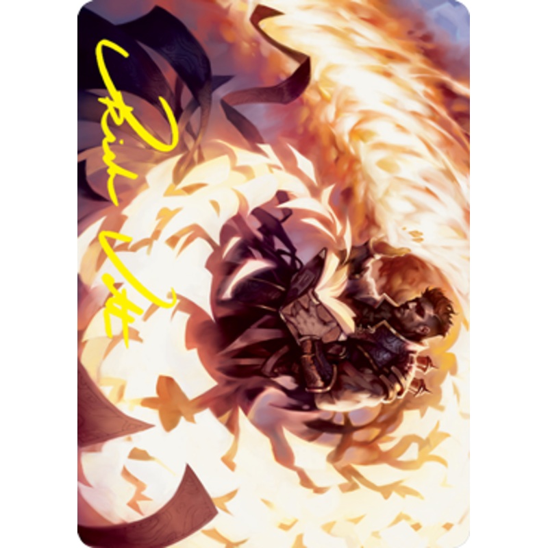 Revel in Silence Art Card (Gold-Stamped Signature) [Strixhaven: School of Mages Art Series]