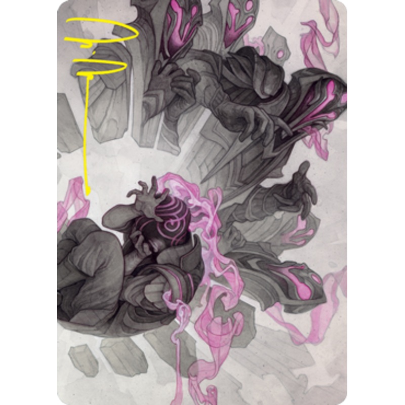 Rise of Extus Art Card (Gold-Stamped Signature) [Strixhaven: School of Mages Art Series]