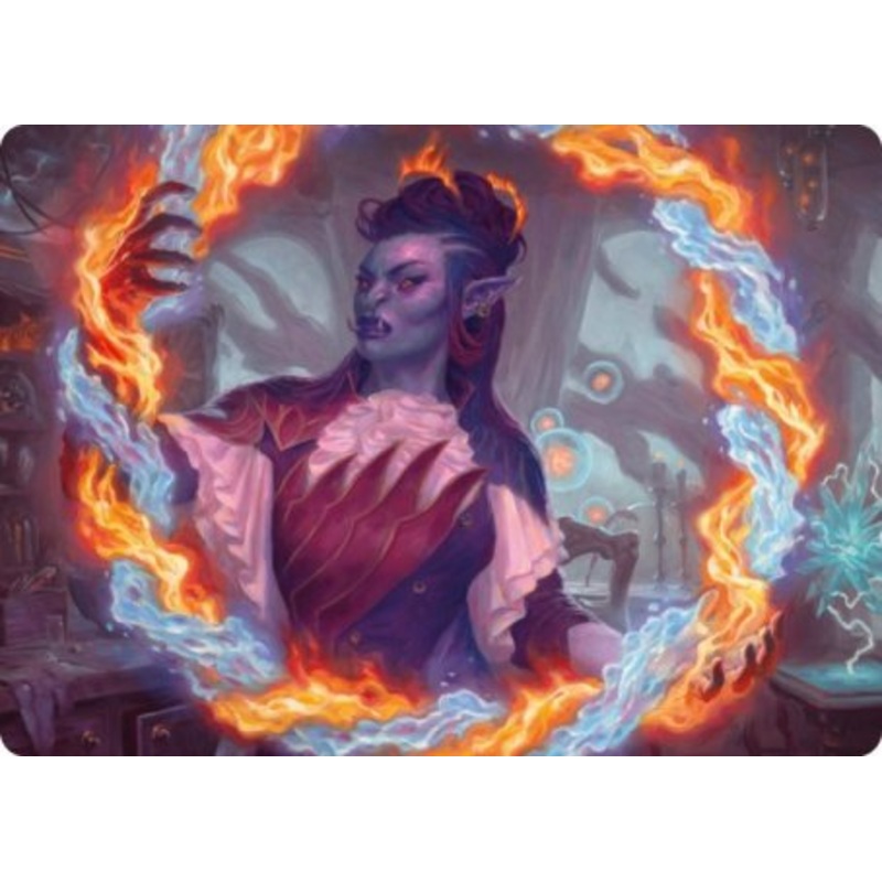 Rootha, Mercurial Artist Art Card [Strixhaven: School of Mages Art Series]