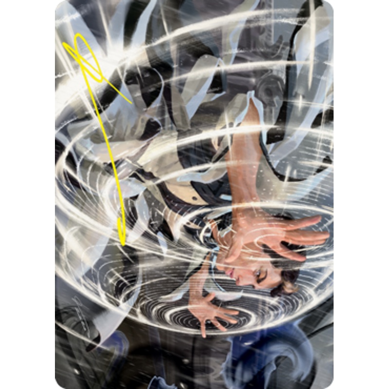 Selfless Glyphweaver Art Card (Gold-Stamped Signature) [Strixhaven: School of Mages Art Series]