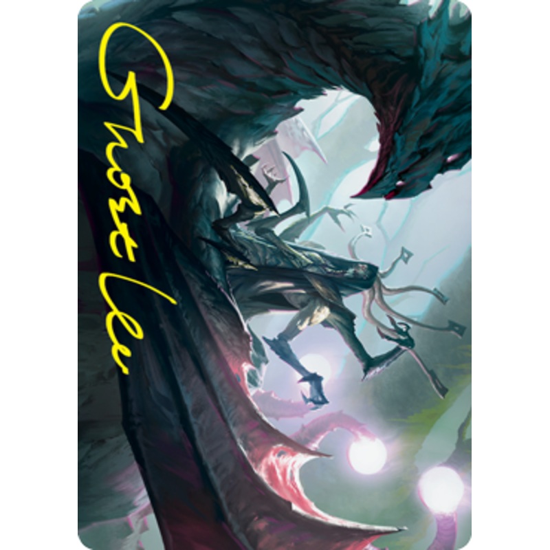 Specter of the Fens Art Card (Gold-Stamped Signature) [Strixhaven: School of Mages Art Series]